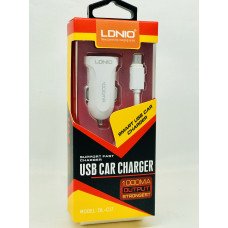 Автомобільний зарядний пристрій LDNIO DL-C17 (1A/1 USB порт + кабель MicroUSB)