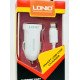 Автомобильное зарядное устройство LDNIO DL-C17 (1A / 1 USB порт + кабель для iPhone)