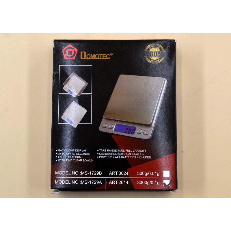 Ювелірні ваги Domotec MS-1729A (3000 г/0,1 г)
