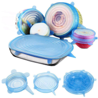 Универсальные силиконовые крышки Silicon Lids (6 штук в наборе)