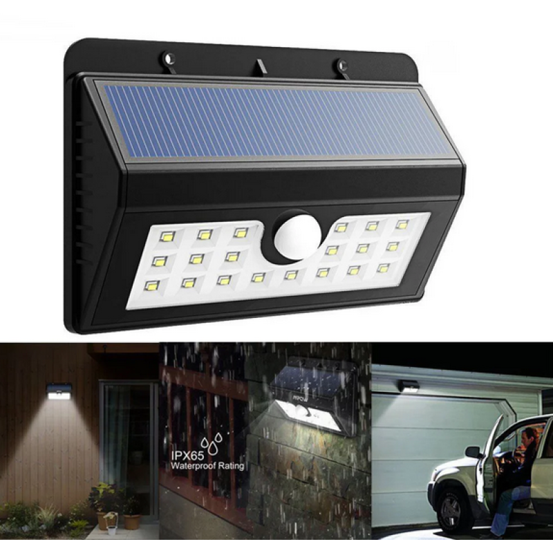 Настенный уличный светильник Solar Motion Sensor BL-1626A- Замовити за ціною 222 грн.