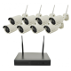 Комплект відеоспостереження 5G Kit (8 бездротових камер) WiFi 4ch NVR/DVR