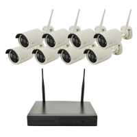 Комплект відеоспостереження 5G Kit (8 бездротових камер) WiFi 4ch NVR/DVR