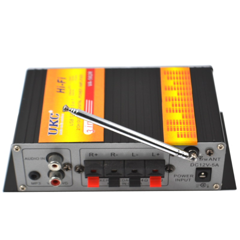 Підсилювач звуку VA-502R USB+MP3 (55W)x2