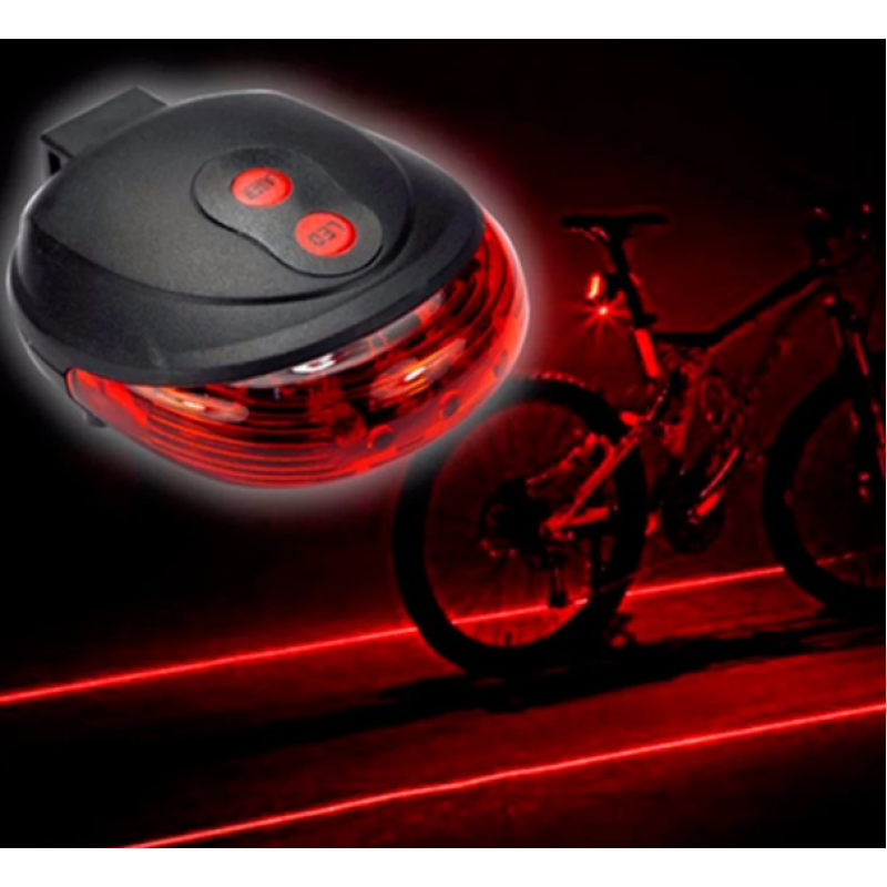Фонарик велосипедный BL 118 BIKE LIGHT+LASER- Замовити за ціною 123 грн.