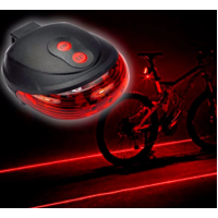 Фонарик велосипедный BL 118 BIKE LIGHT+LASER