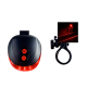 Фонарик велосипедный BL 118 BIKE LIGHT+LASER