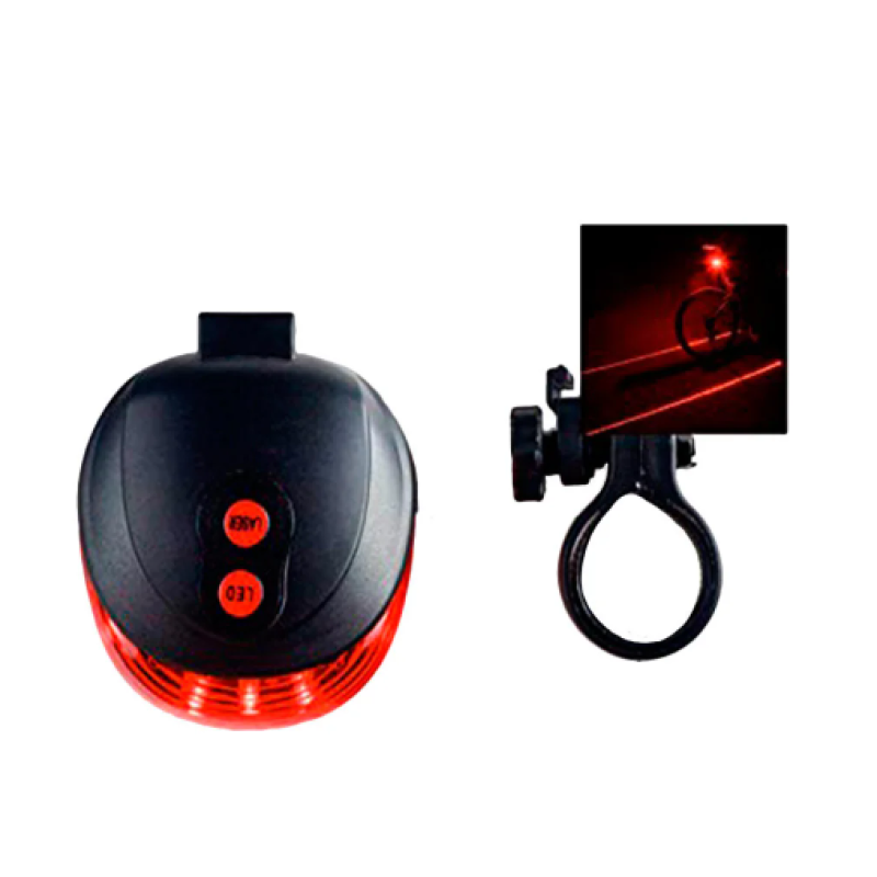 Фонарик велосипедный BL 118 BIKE LIGHT+LASER- Замовити за ціною 123 грн.