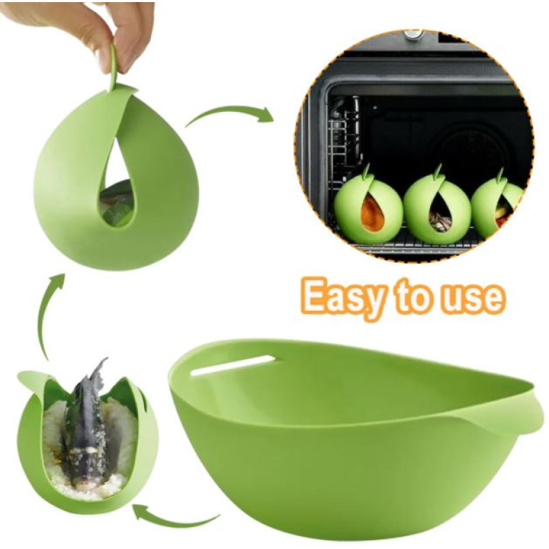Силиконовая миска для выпечки SILICONE COOKING POCKET- Замовити за ціною 147 грн.