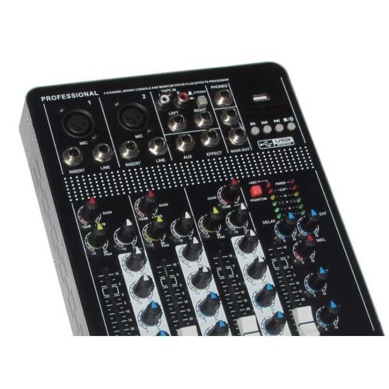 Аудіо мікшер Mixer BT 4000 4ch+BT