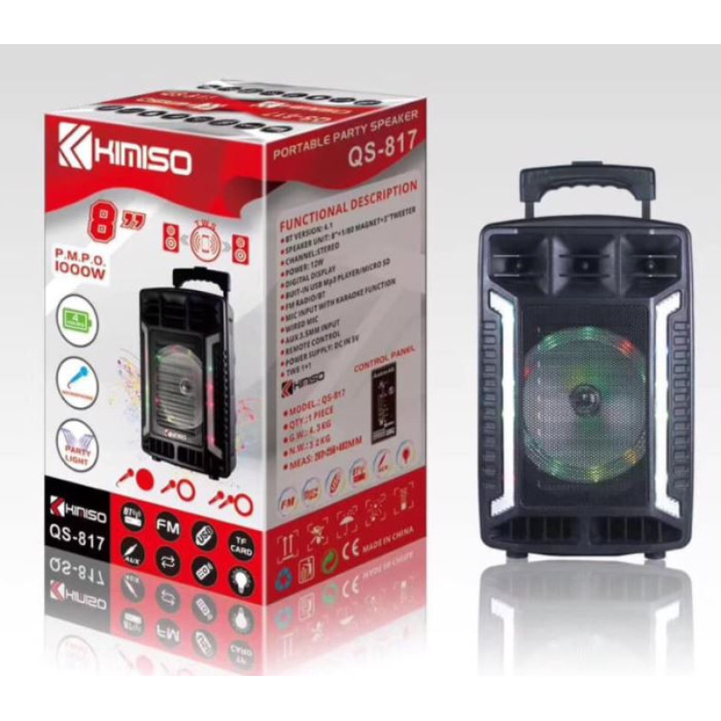 Колонка-валіза KIMISO QS-817