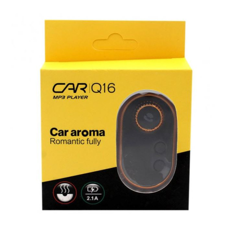 FM-трансмиттер CAR Q16 BT Aroma с ароматизатором для авто Car FM Player- Замовити за ціною 278 грн.