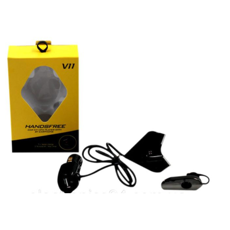 FM-трансмітер FM Mod V11 BT+ bluetooth гарнітура