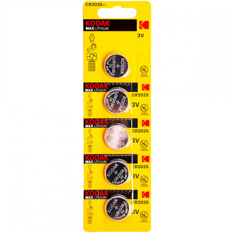 Батарейки Kodak CR2025 ЦІНА ЗА (5шт)