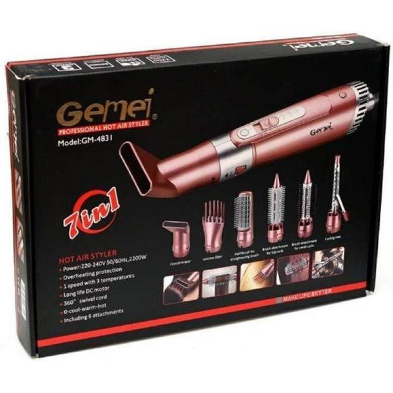 Стайлер Gemei Gm-4831- Замовити за ціною 924 грн.