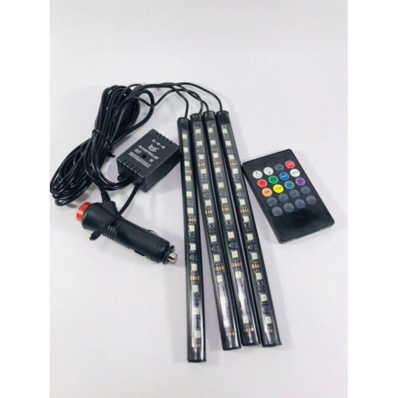 "Универсальная RGB led подсветка с микрофоном APP