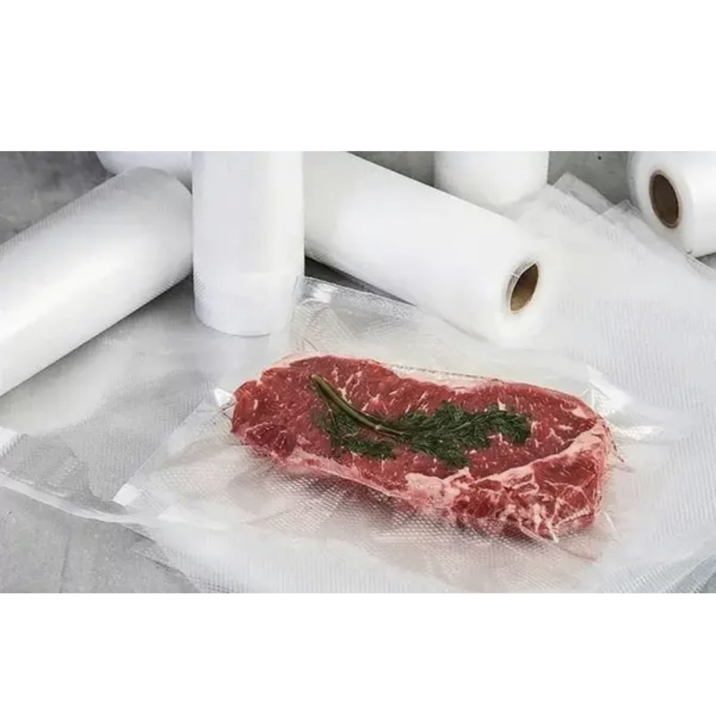 Вакуумний пакет у рулоні для пакування продуктів, 20 см × 5 м