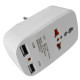 Мережевий розгалужувач трійник Travel Adaptor 823 c 2 USB 1500mA 7043- Замовити за ціною 176 грн.