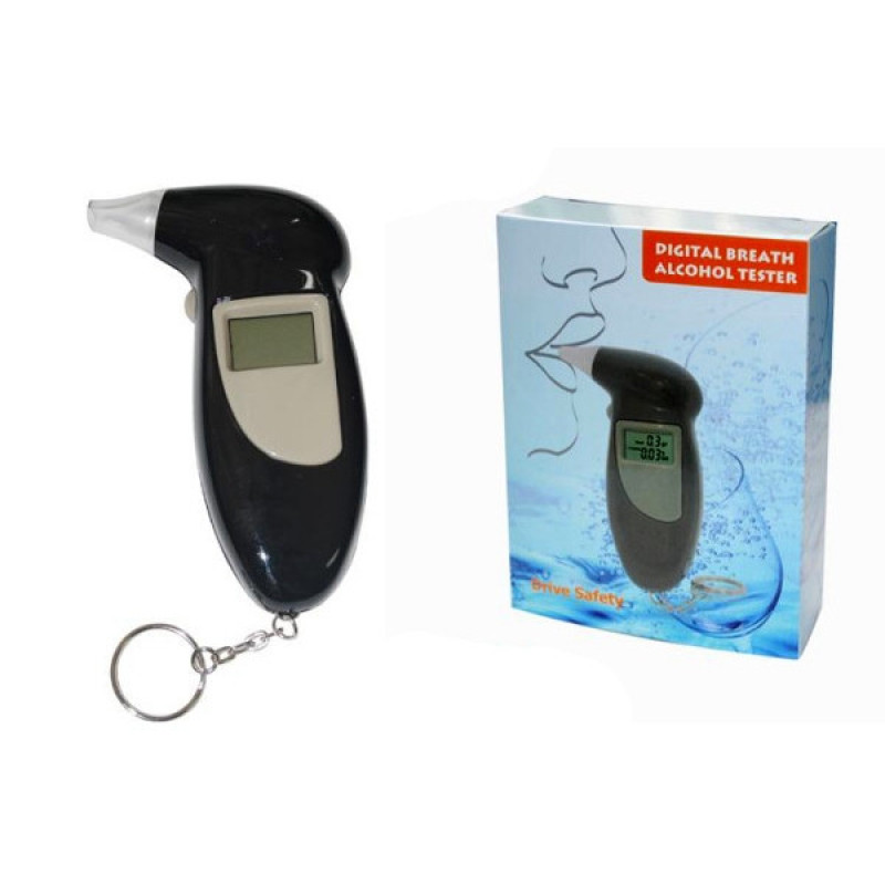 Персональный алкотестер Digital Breath Alcohol Tester с мундштуками- Замовити за ціною 267 грн.