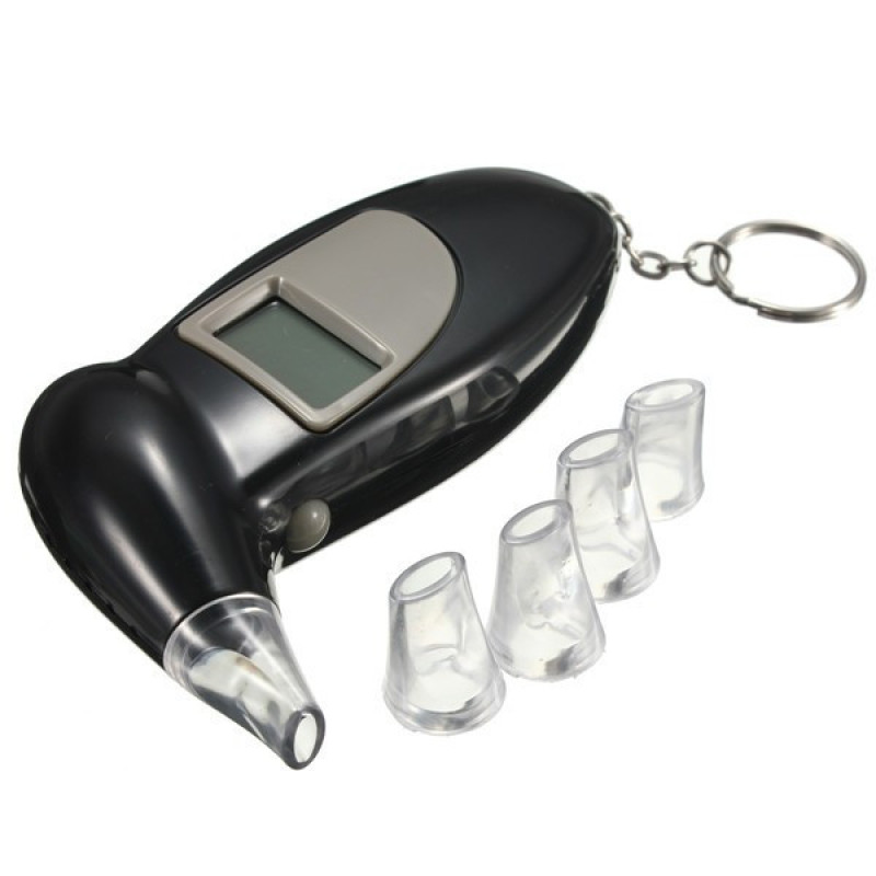Персональный алкотестер Digital Breath Alcohol Tester с мундштуками- Замовити за ціною 267 грн.