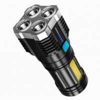 Ліхтар акумуляторний ручний TOPA F-905 4 LED із зарядкою від USB + бічним світлом COB