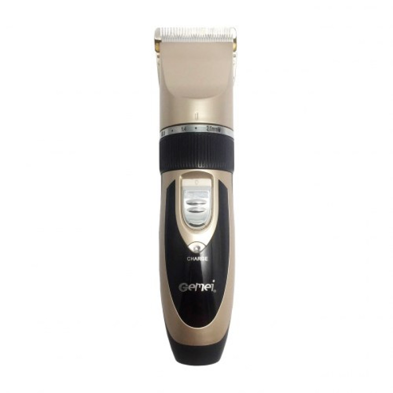 Машинка для стрижки Gemei GM-6066 акумуляторна з 4 насадками