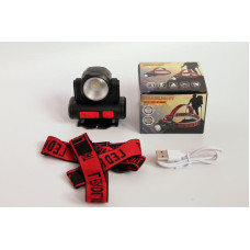Налобний ліхтар BL 2001 4SMD+XPE USB CHARGE 7469