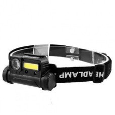 Налобный Фонарик Bailong BL-123 COB + USB CHARGE 8137