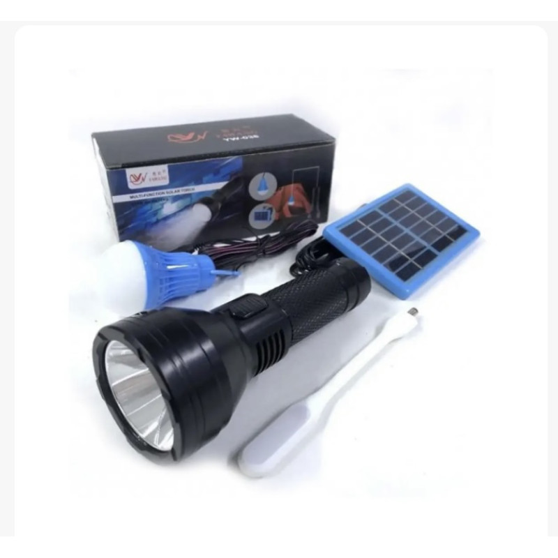 Ліхтарик ручний Bailong BL YW-038 hand torch +bulb+solar 8408