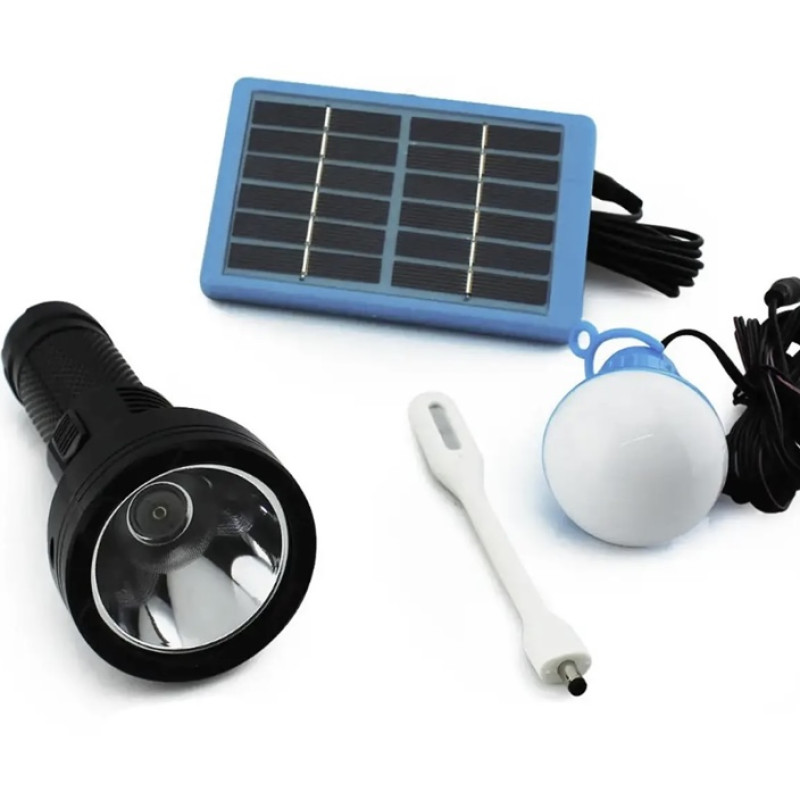 Фонарик ручной Bailong BL YW-038 hand torch +bulb+solar 8408- Замовити за ціною 495 грн.