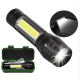 Ліхтарик ручний BL 511 COB usb micro charge 4814