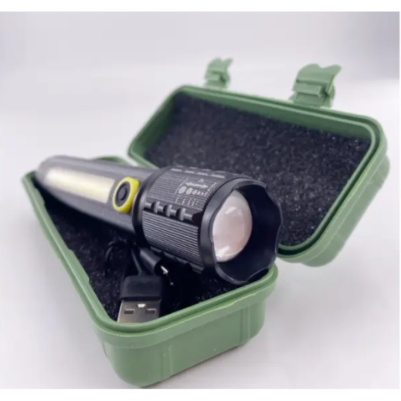 Фонарик ручной BL C72 P50 COB + USB CHARGE 8133