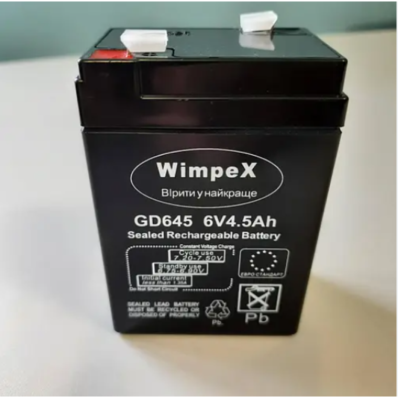 Акумулятор WX 645 6v4.5Ah