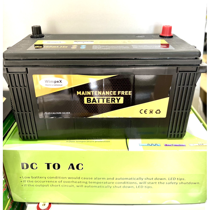 Автомобільний акумулятор 100MF-12V