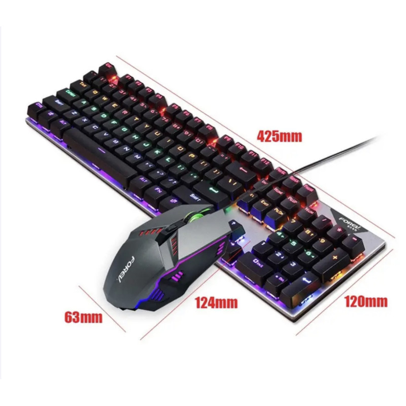 игровая клавиатура FOREV FV-Q609 с мышкой
