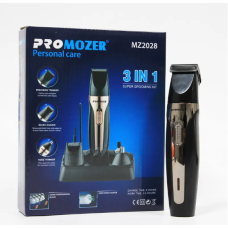 Машинка для стрижки волос и бороды аккумуляторная беспроводная Pro Mozer MZ-2028