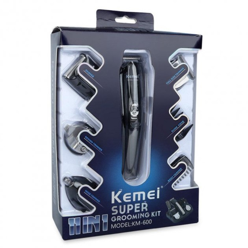 Машинка для стрижки волос 11в1 Kemei KM-600- Замовити за ціною 858 грн.