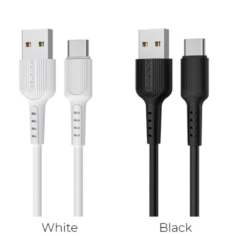 Кабель USB BOROFONE BX16 Easy Type-C (3A) (1M)