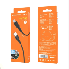 Кабель USB кабель Borofone BX30 Silicone Micro-USB 1m