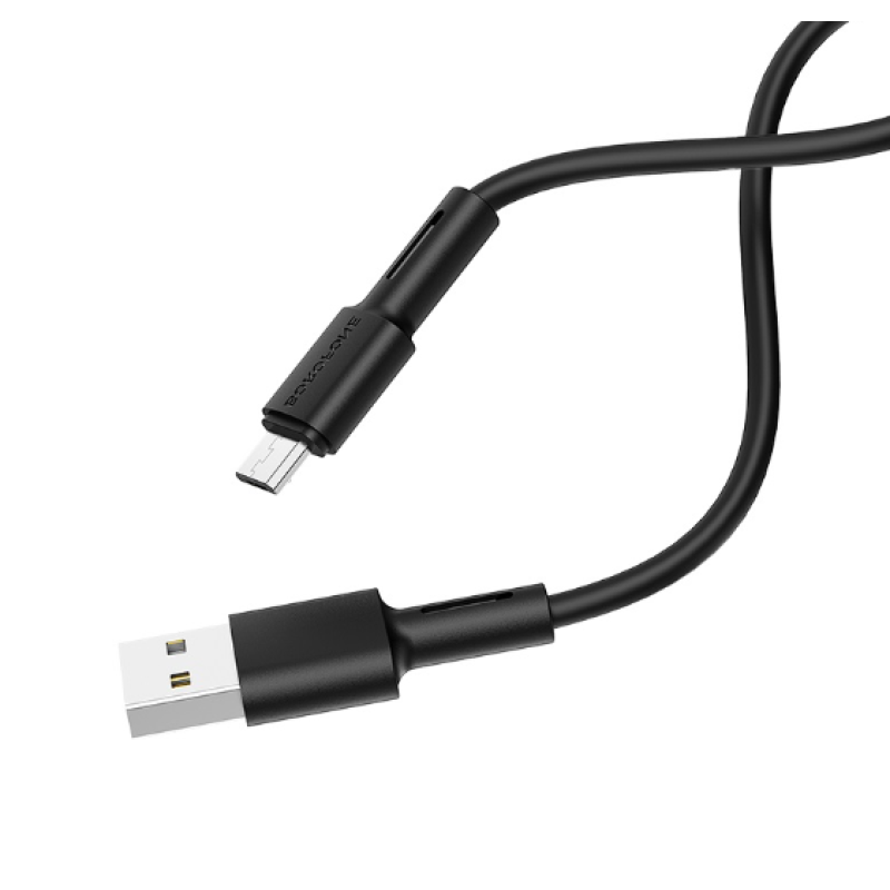 Кабель USB BOROFONE BX31 Soft silicone Micro USB (2.4A) (1M)