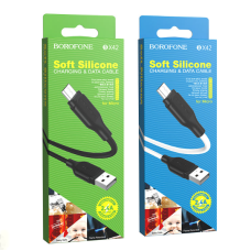 Кабель USB BOROFONE BX42 Encore silicone Micro USB (2.4A) (1M)