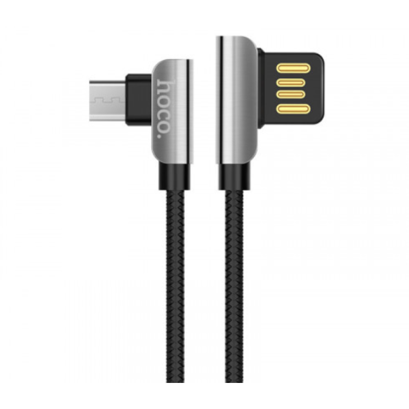 Міцний кабель Hoco U42 Exquisite Steel Micro USB Cable 1.2m- Замовити за ціною 162 грн.