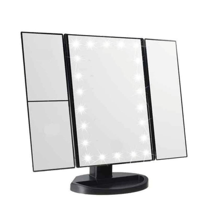 Дзеркало для макіяжу з підсвічуванням Magnifying Mirror - Потрійне