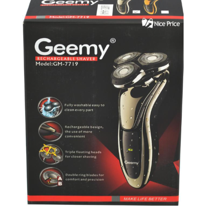 Электробритва Gemei Gm-7719- Замовити за ціною 627 грн.