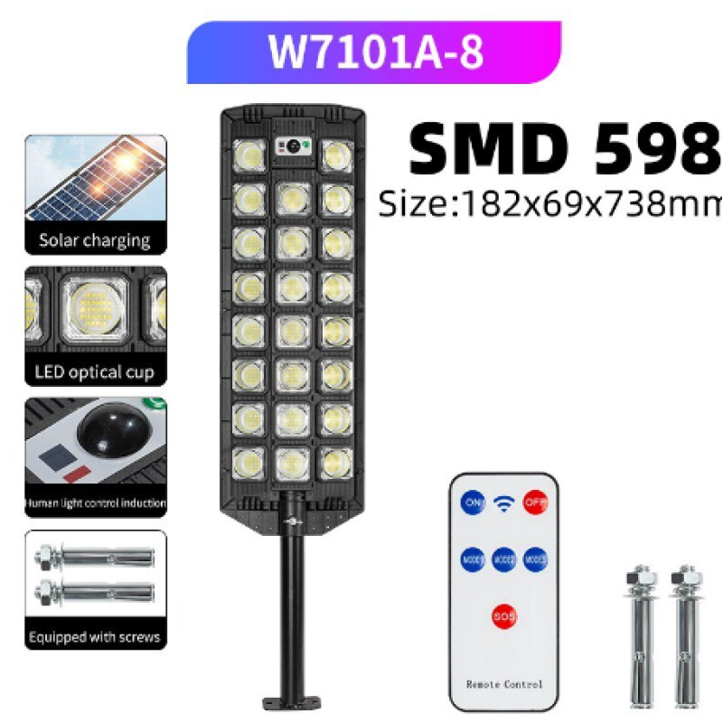 Вулична лампа на сонячній батареї W7101A-8