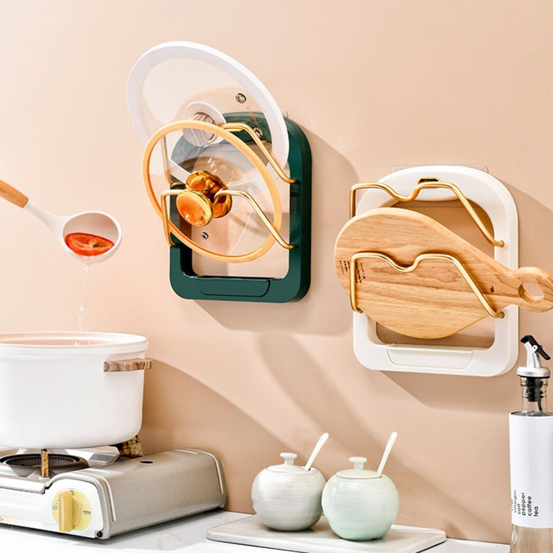 Подставка на стену для крышек kitchen pot cover rack- Замовити за ціною 302 грн.