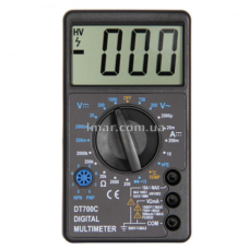 Мультиметр цифровий тестер Digital Multimeter DT-700C зі звуком і датчиком температури