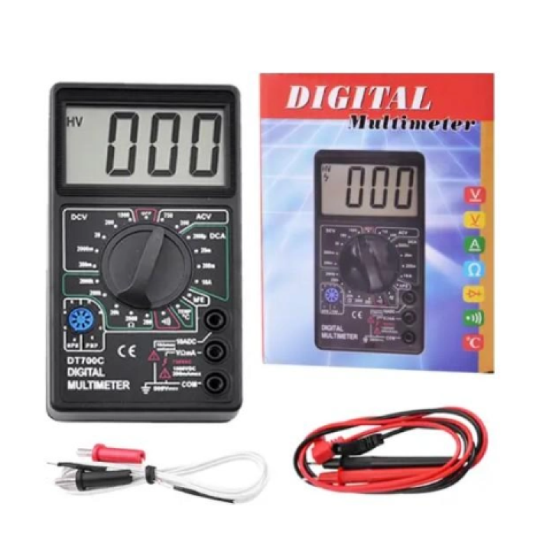 Мультиметр тестер цифровой Digital Multimeter DT-700C со звуком и датчиком температуры- Замовити за ціною 261 грн.