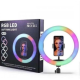 Кільцева світлодіодна лампа 33 см RGB LED RING MJ33- Замовити за ціною 561 грн.