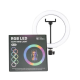 Кільцева світлодіодна лампа 33 см RGB LED RING MJ33
